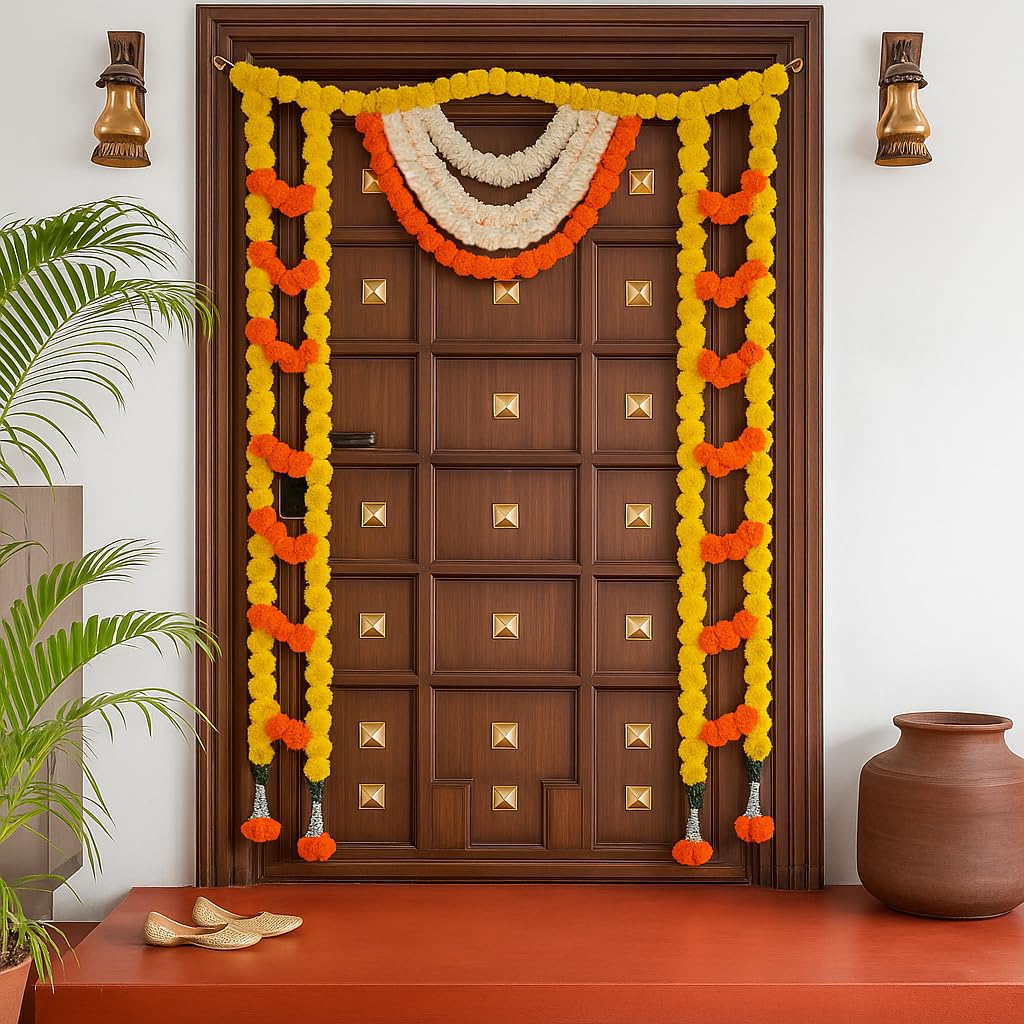 Toran for Main Door Entrance, Thoranam for Entrance Door, Diwali Decoration ( TORAN184 )
