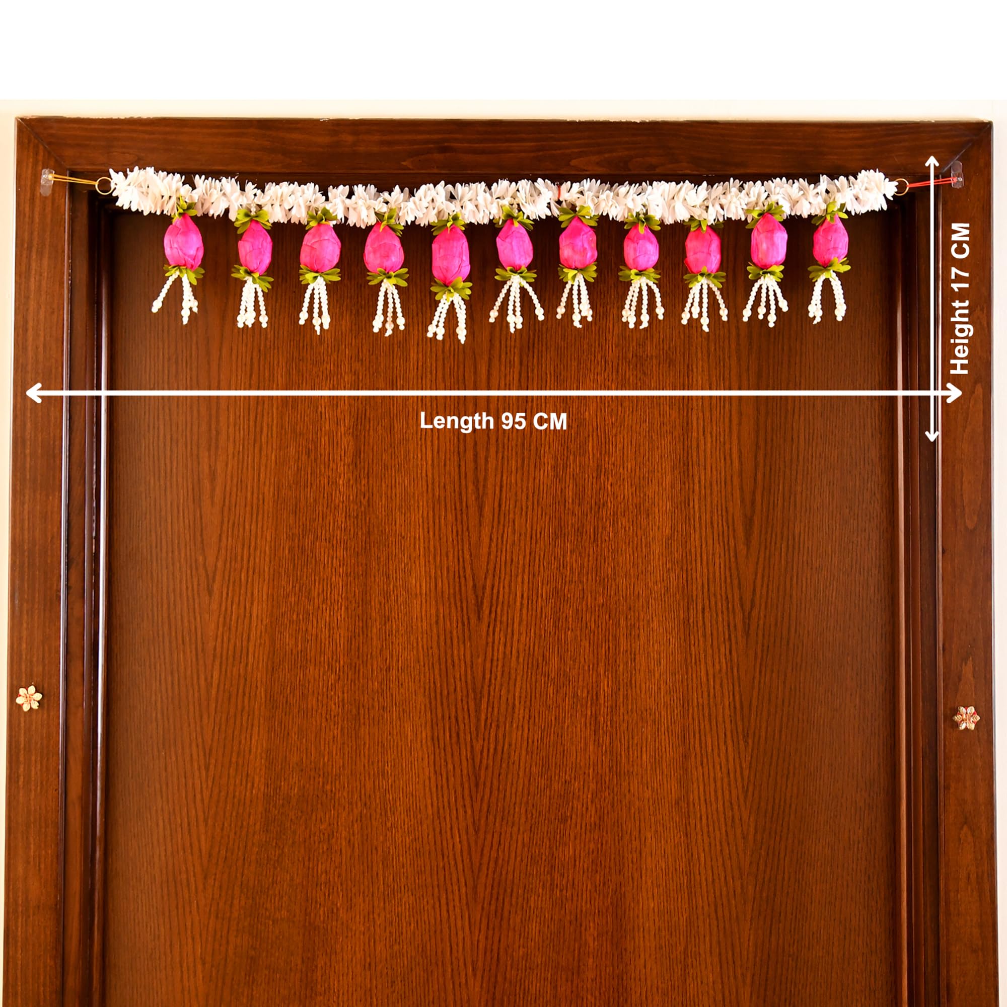 Toran for Main Door Entrance, Diwali Decor Items, Lotus Buds for Decoration Toranam for Diwali Decoration ( TORAN196 )