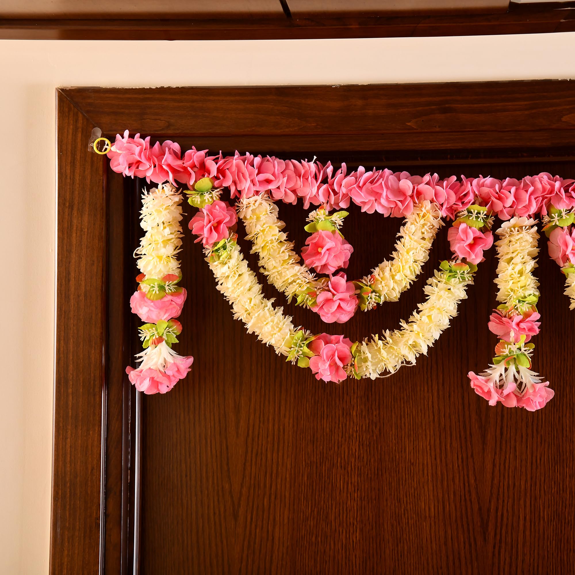 Toran for Main Door Entrance, Diwali Decor Items, Artificial Flowers for Decorations, Diwali Decoration ( TORAN195)