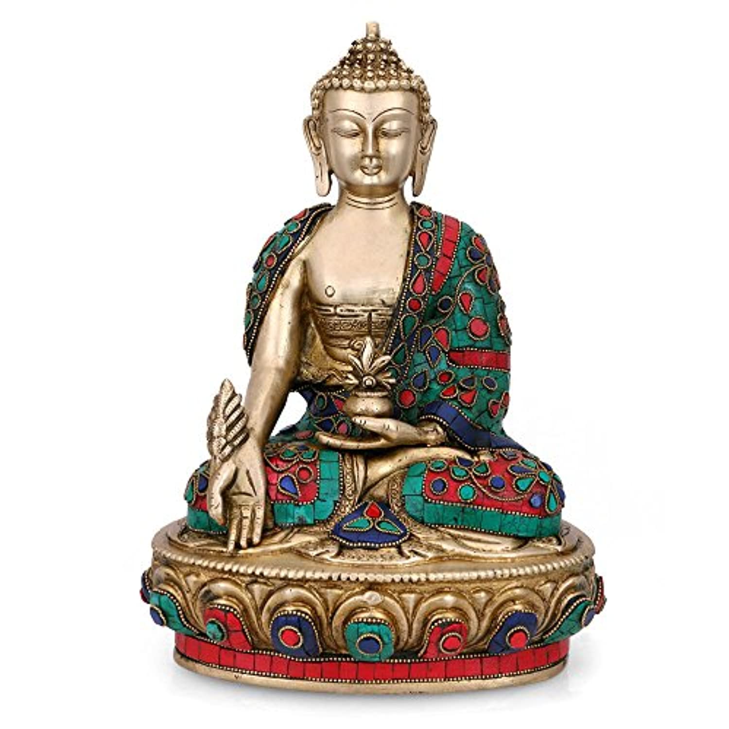 Shakyamuni Buddha Brass Idol Showpiece