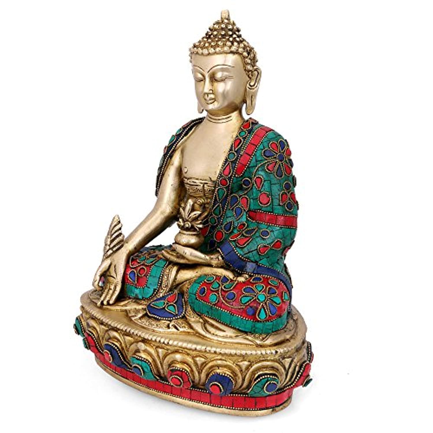 Shakyamuni Buddha Brass Idol Showpiece