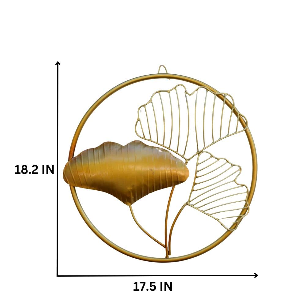 Metal flower Ring wall hanging