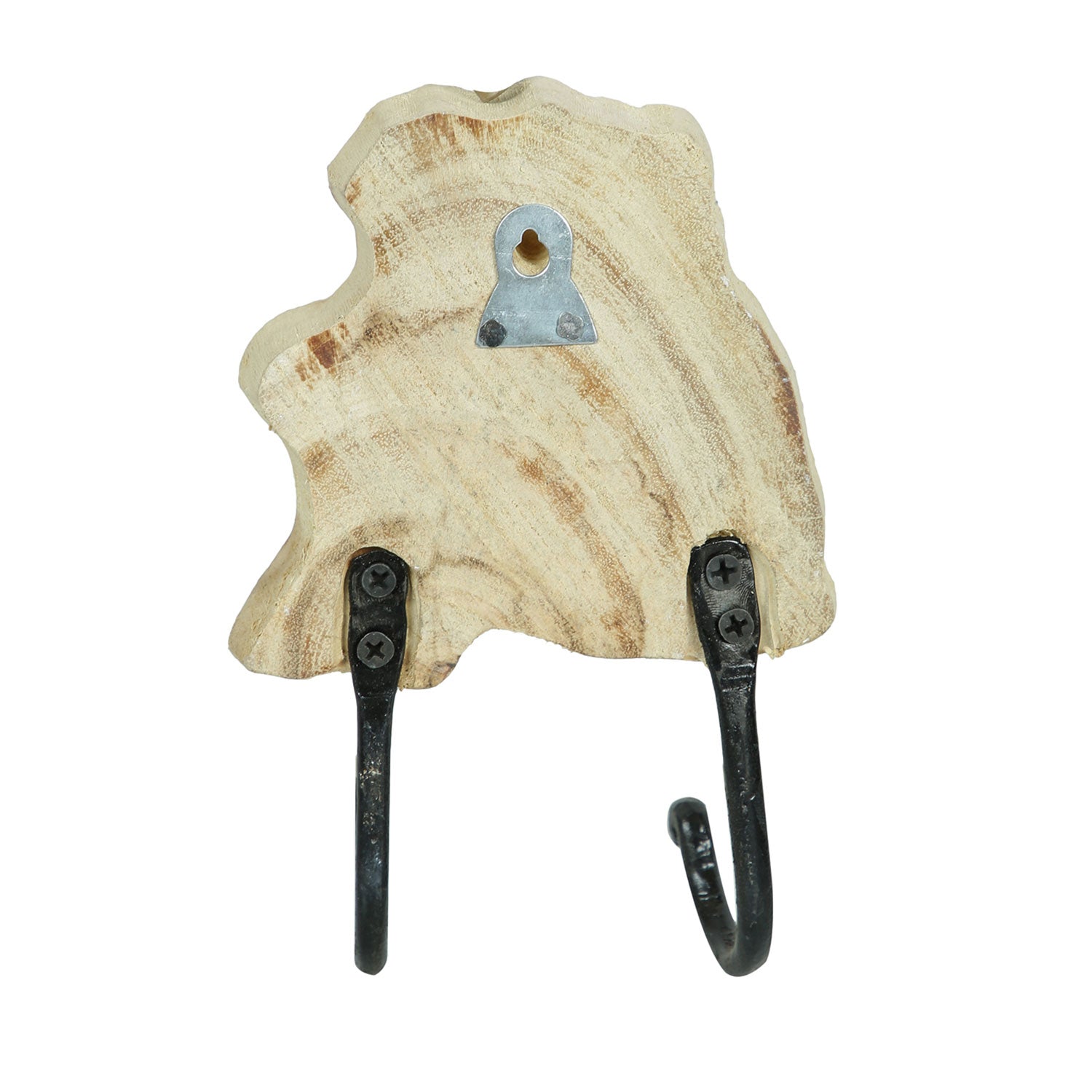 Elephant Shaped Wooden Printed Key Holder Kyww109