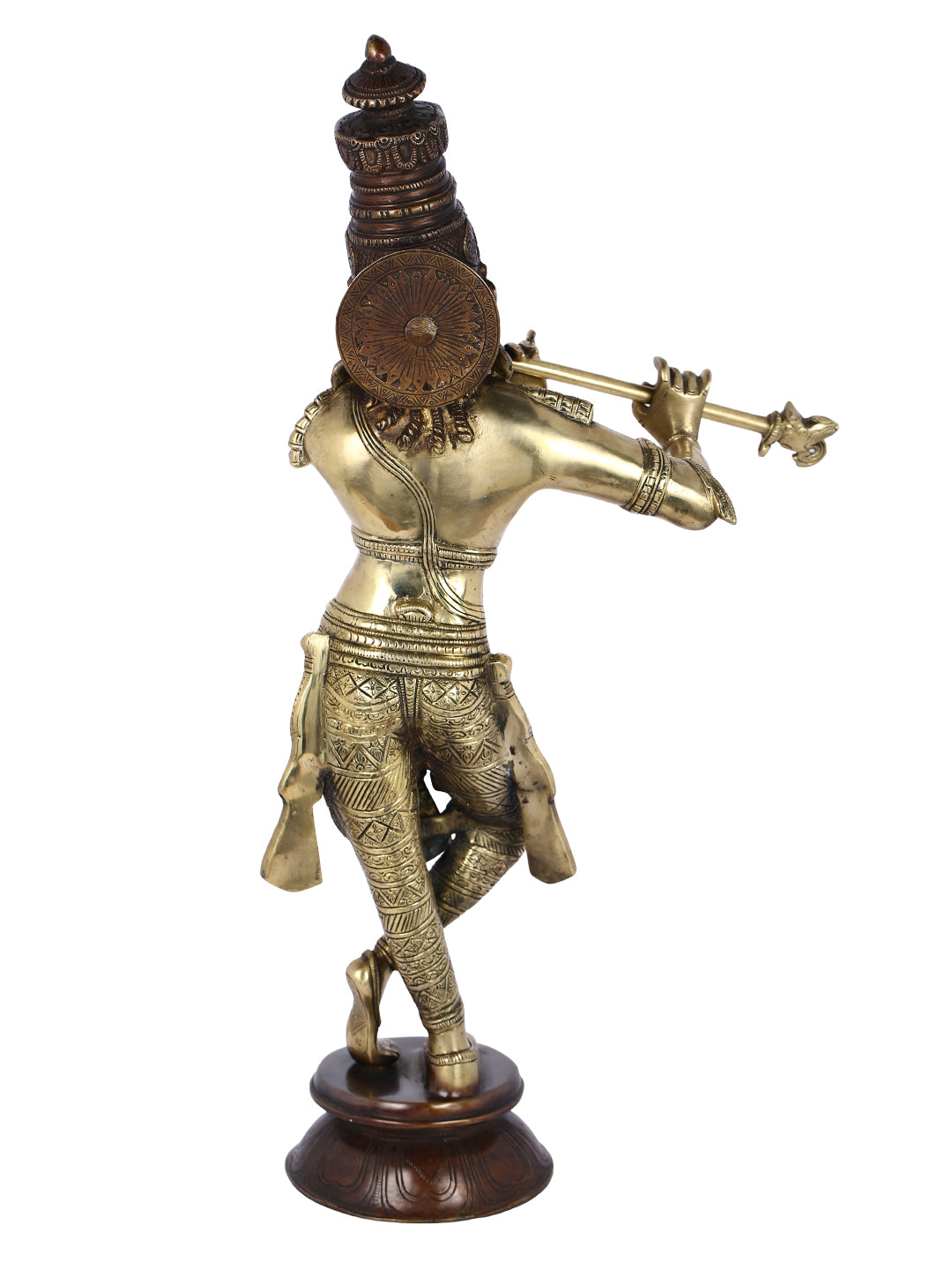 Large Size Krishna Brass Idol For Puja (23 Inches) Kbs160