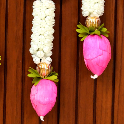 Set of 5 Lotus Buds Latkan Hanging for Door & Wall Decoration (LTKN154-5)