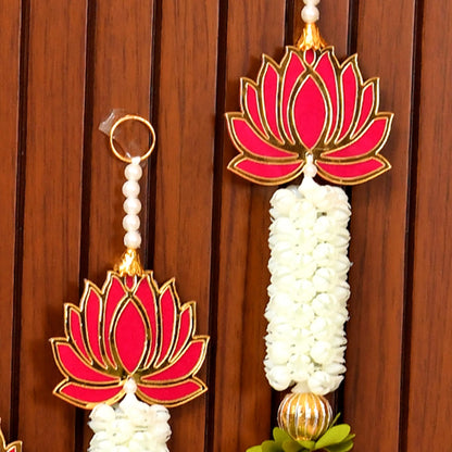 Set of 5 Lotus Buds Latkan Hanging for Door & Wall Decoration (LTKN154-5)