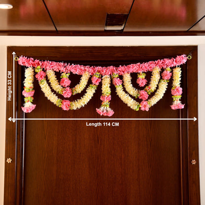 Toran for Main Door Entrance, Diwali Decor Items, Artificial Flowers for Decorations, Diwali Decoration  ( TORAN195)