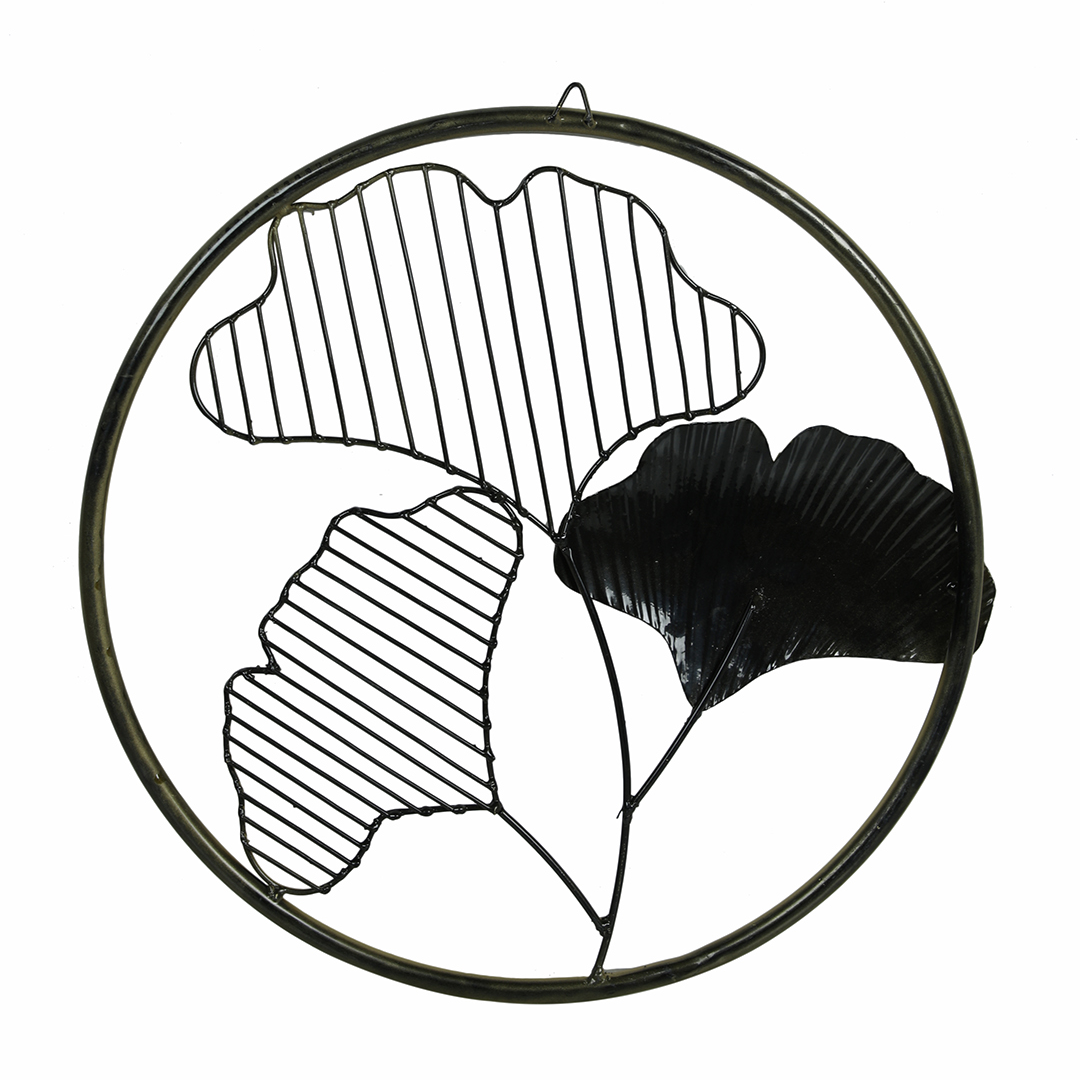 Metal flower Ring wall hanging 