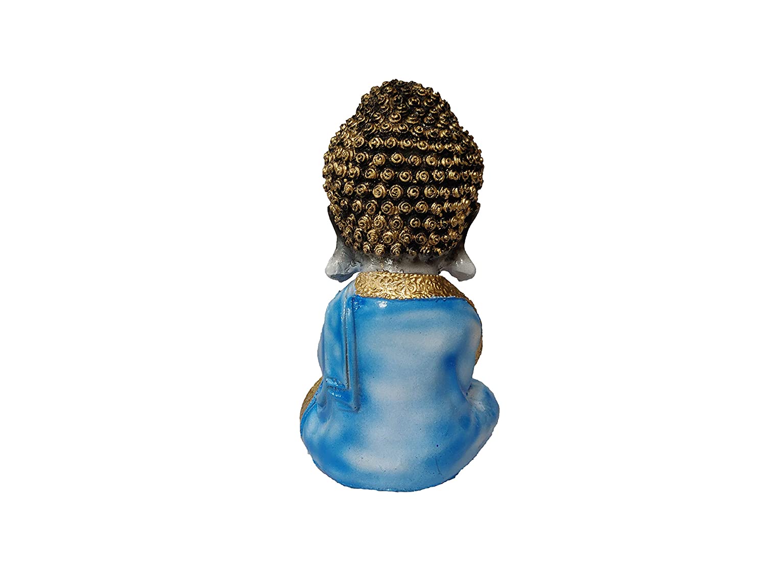 Handcrafted Polyresin Monk Buddha Idol Showpiece