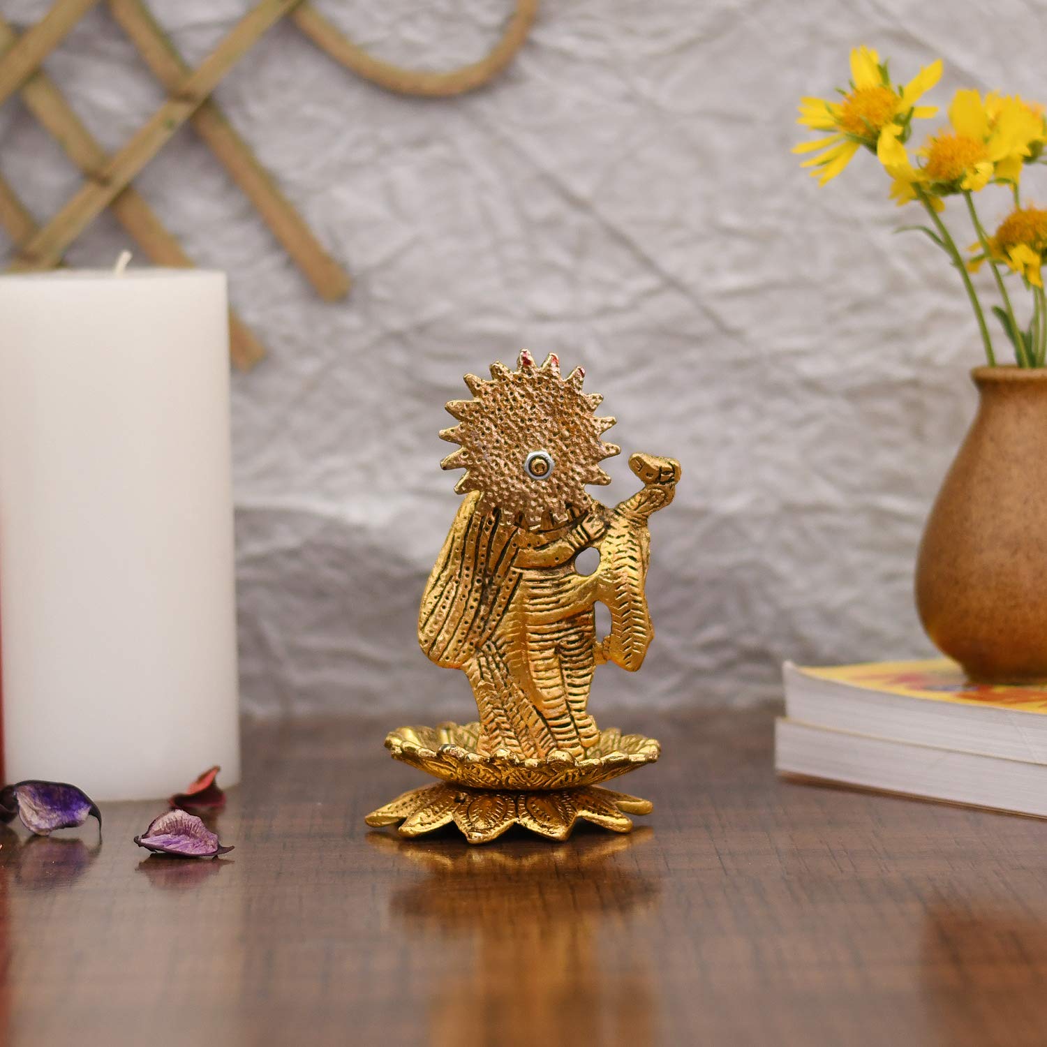 Radha Krishna Playing Flute Standing Showpiece Rkbs112